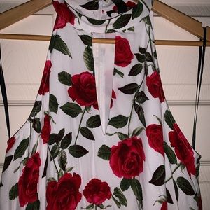 Forever 21 Rose Pattern Dress